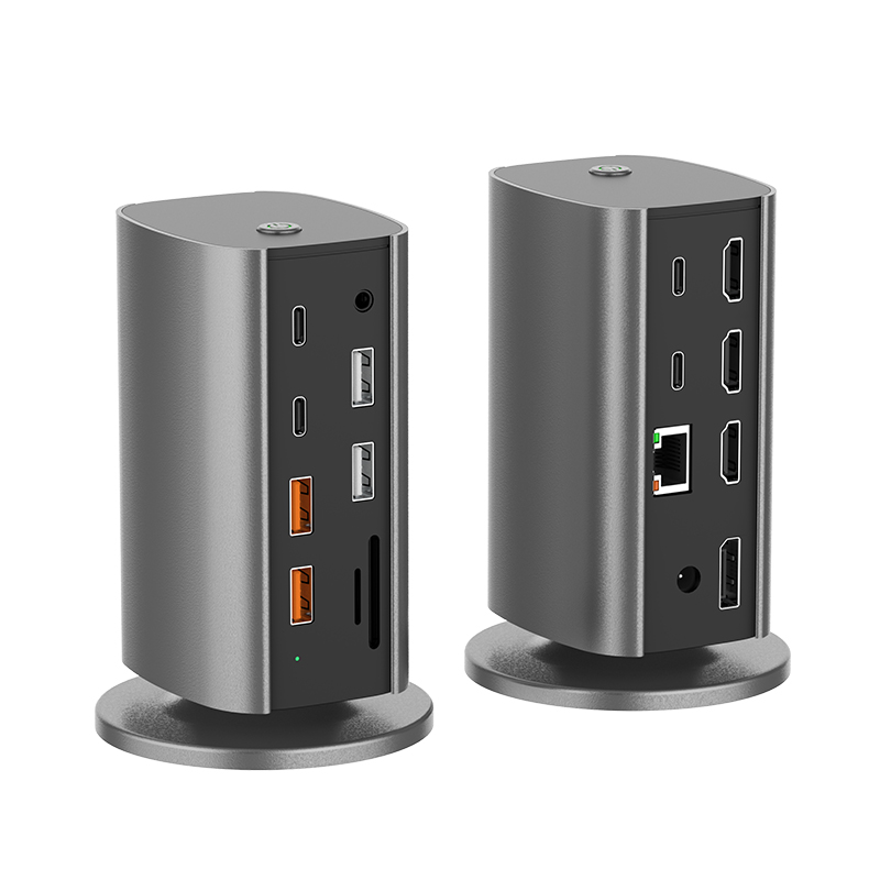 USB扩展器HDMI DP多功能立式
