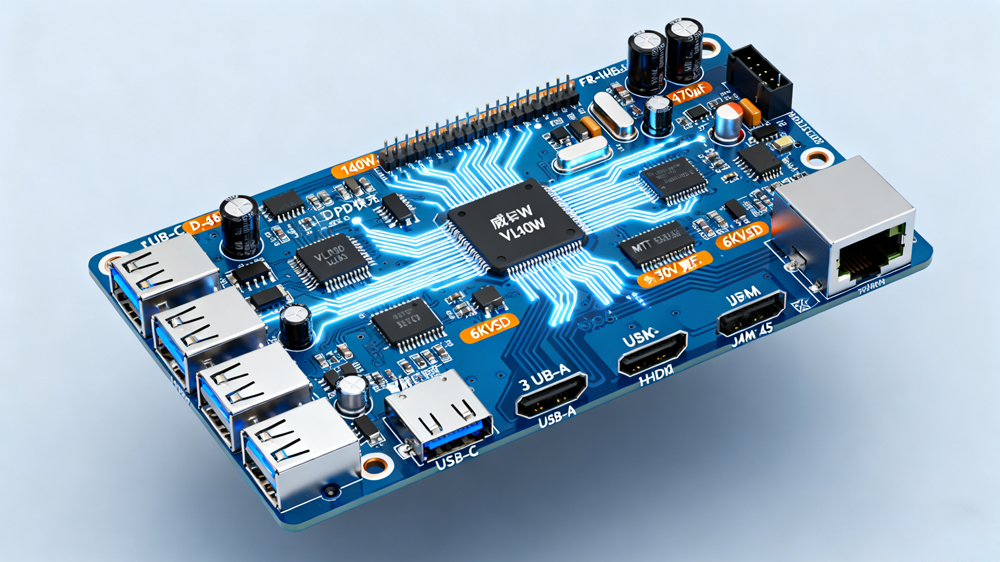 工业级USB-C HUB扩展坞