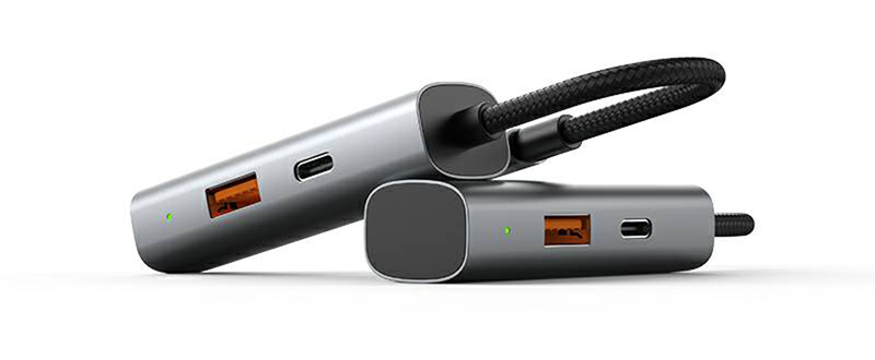 Type-C HUB铝合金小型扩展坞