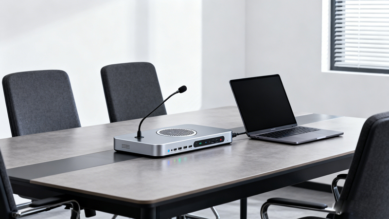 带蓝牙音响及麦克风的桌面式扩展坞