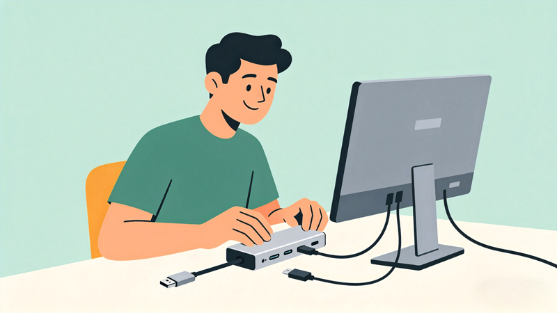 拓展坞投屏显示问题