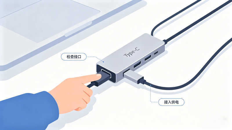 拓展坞PD快充不充电