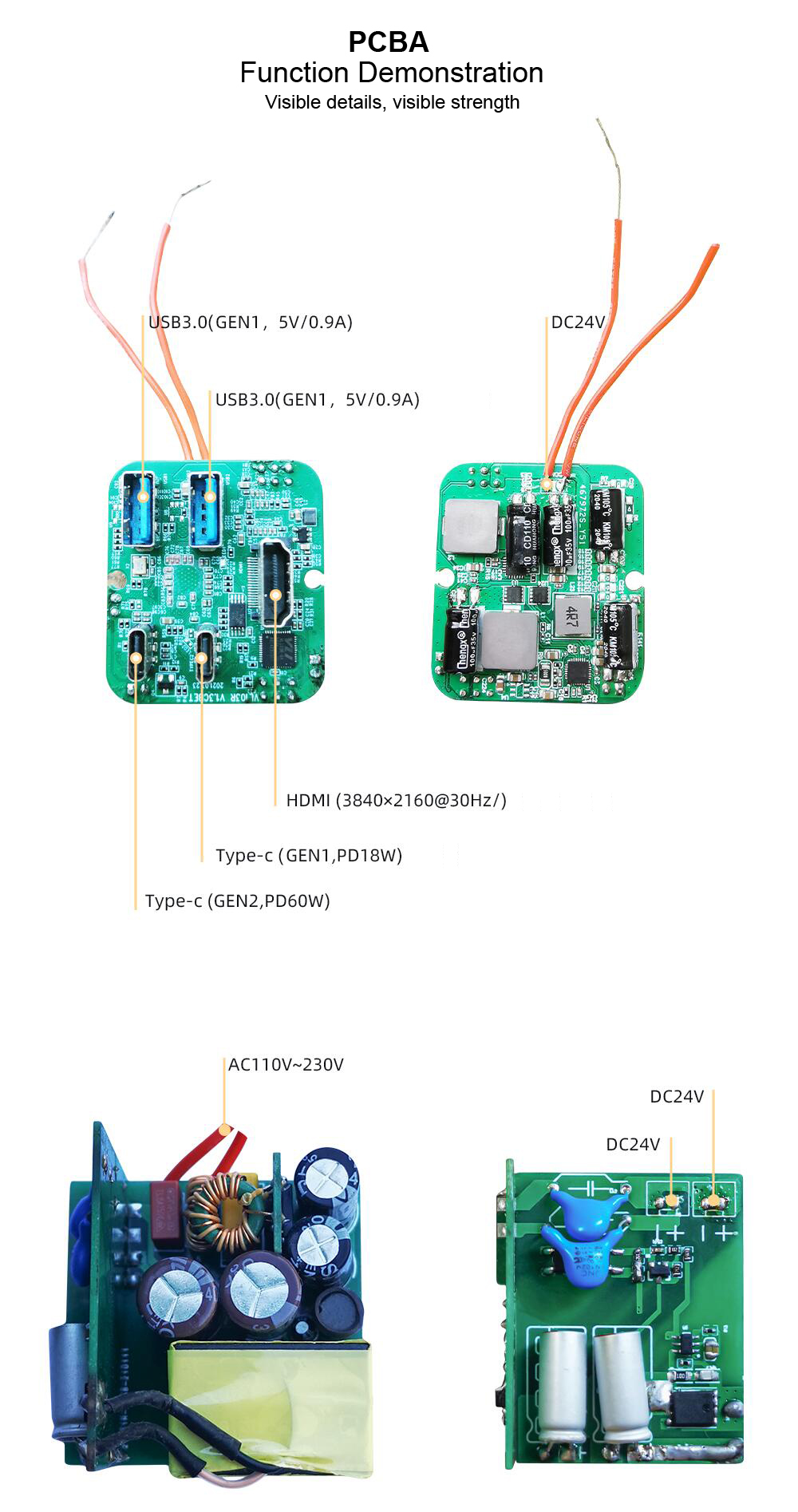 USB-C HUB扩展坞定制